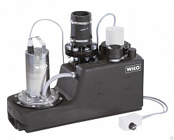 Компактная напорная установка для отвода сточных вод со встроенным насосом Wilo-DrainLift S